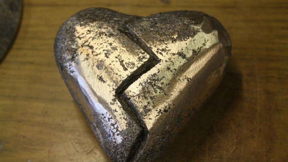 Bronze Casting Heart