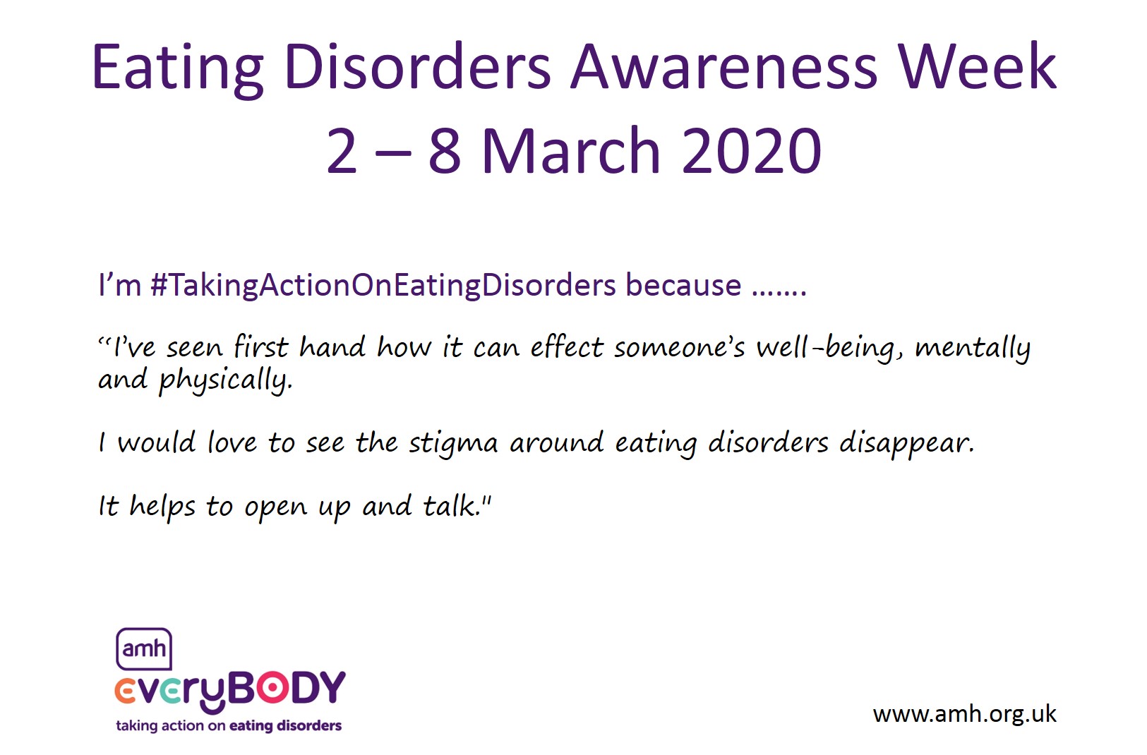 Eating Disorders The Myths And Misconceptions Action Mental Health